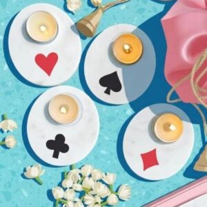 daisy diyas (set of 2)