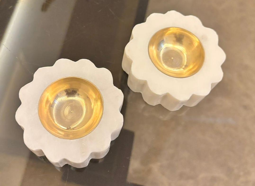daisy diyas (set of 2) daisy diyas (set of 2)